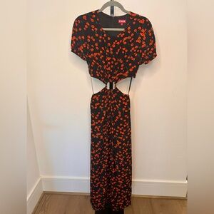 STAUD “Calypso” Floral Maxi Dress